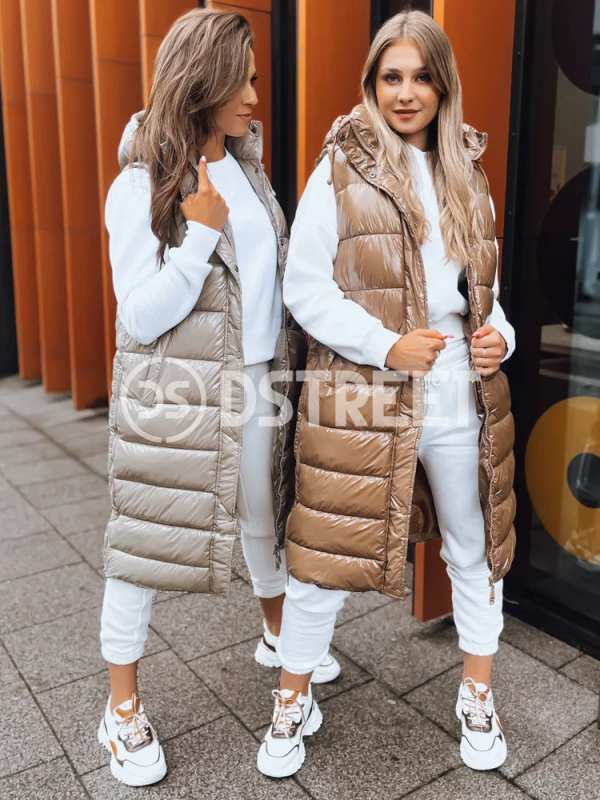 Dámská prošívaná vesta GANTINI camel Dstreet TY3741 Velikost: M