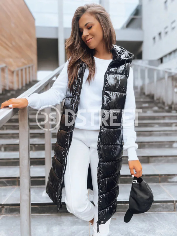 Dámská prošívaná vesta GANTINI černá Dstreet TY3739 Velikost: M
