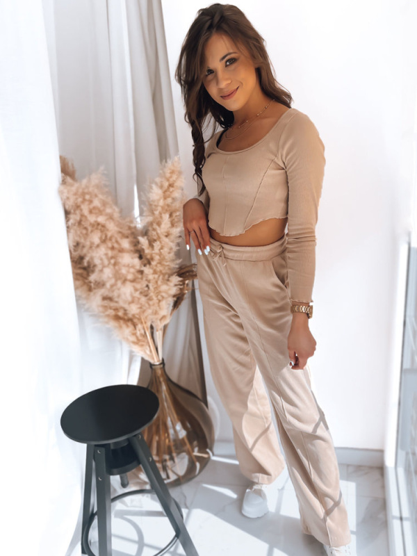 Dámská souprava EMILIO světle béžová Dstreet AY0857 S