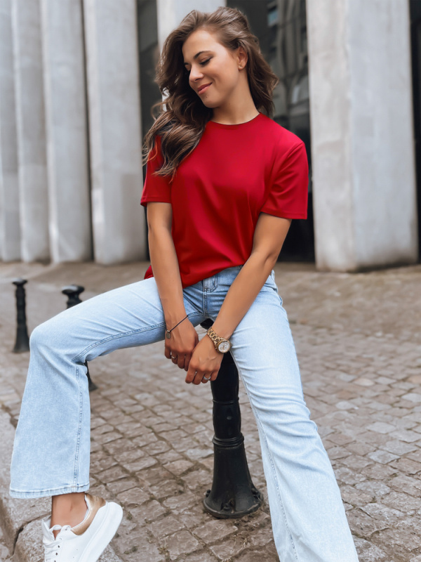 Dámské tričko MAYLA červené Dstreet RY2210 XL