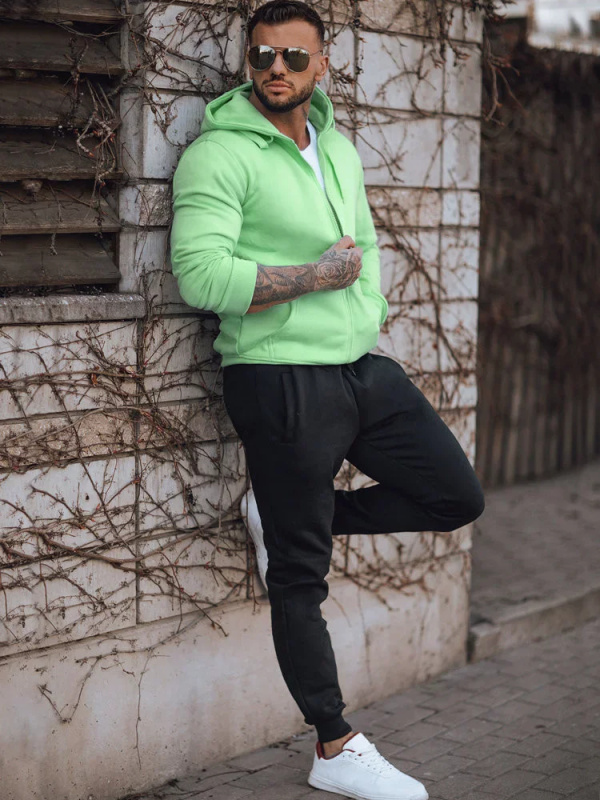 Mint a černá pánská tepláková souprava Dstreet AX0752 L