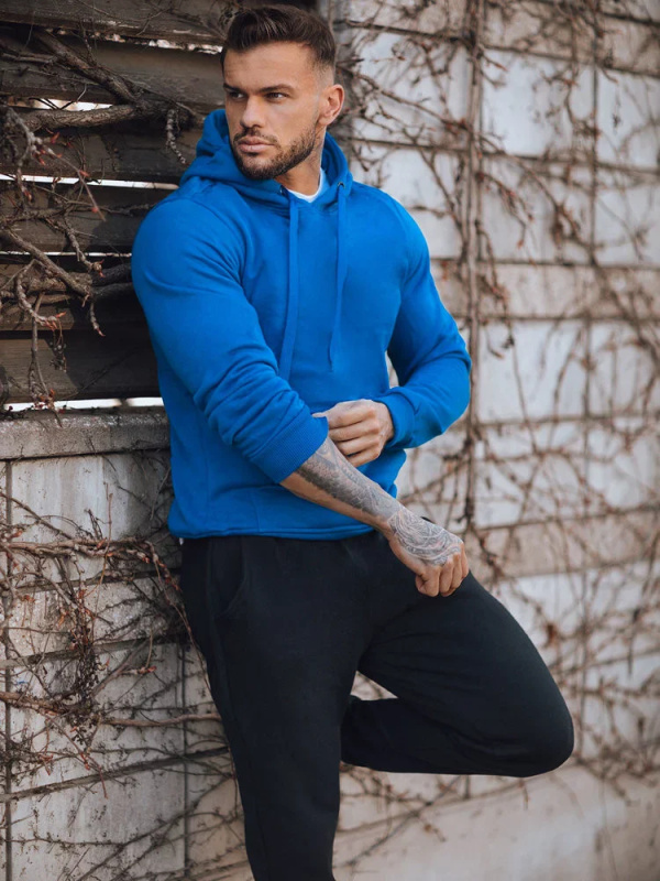 Pánská tepláková souprava modročerná Dstreet AX0746 L