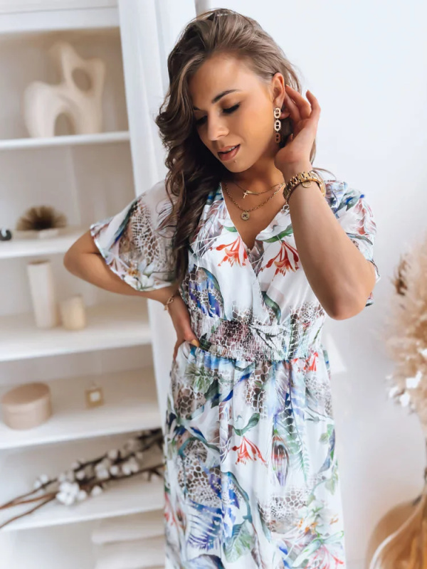 Šaty LUNNA bílé Dstreet EY2320 XS