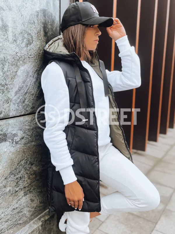 Černá dámská oboustranná vesta ONADE Dstreet TY3727 Velikost: XL
