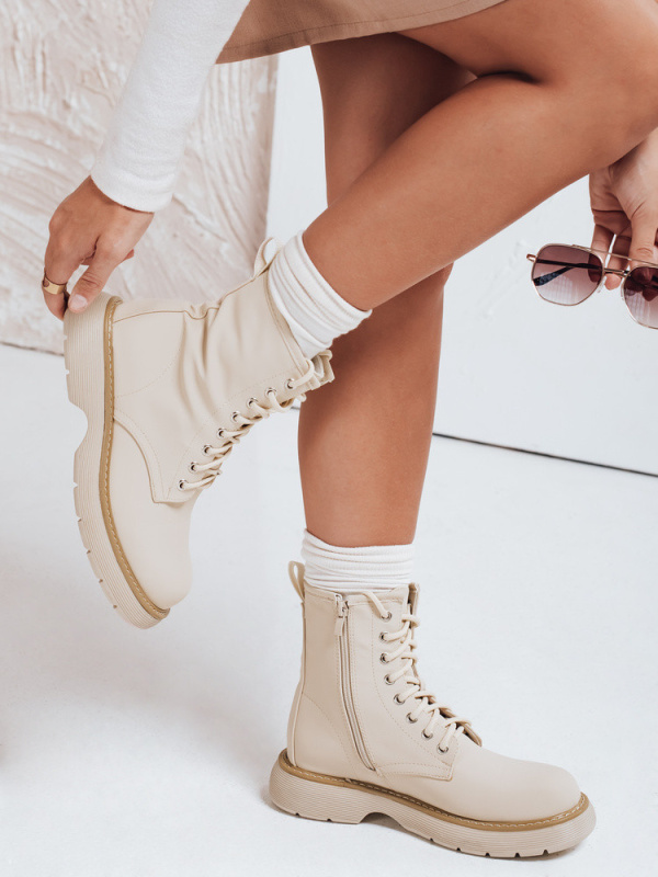 Dámské boty MOONSTONE beige FashionStreet ZY0367 39