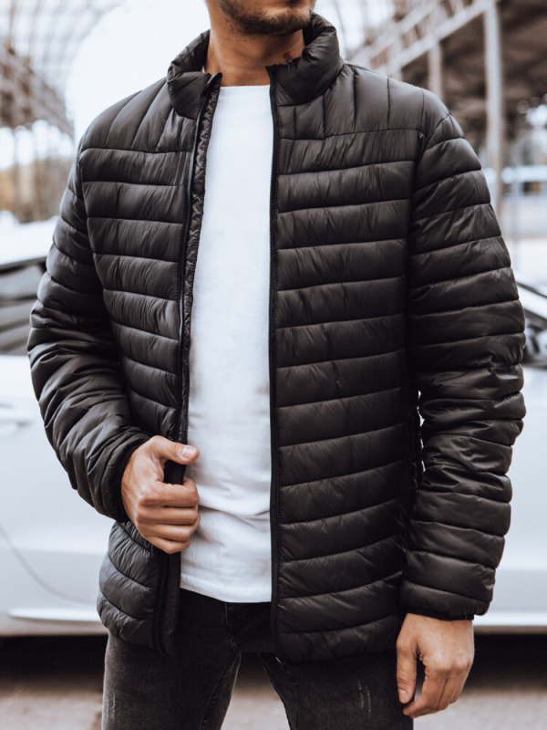 Pánská přechodná bunda Barva modrá DSTREET TX4659 Barva: Černá, Velikost: XL