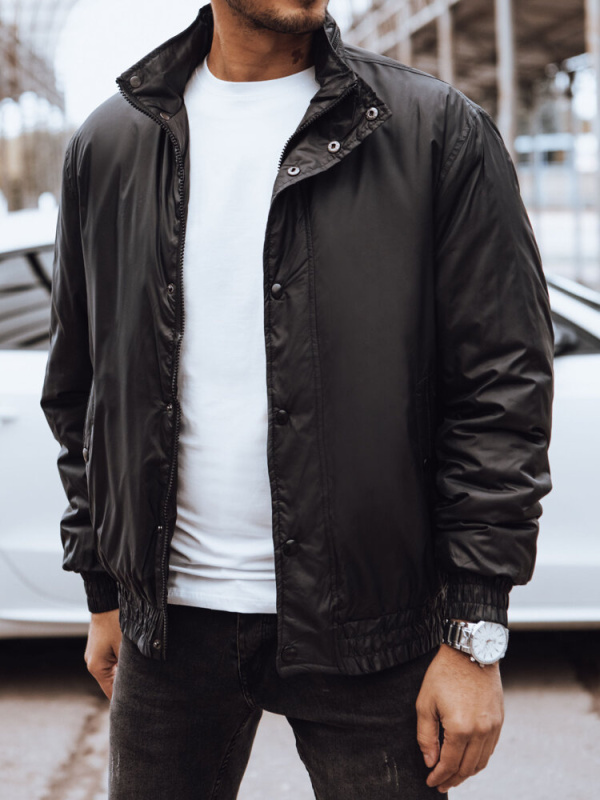 Pánská přechodná bunda černá Dstreet TX4583 XL