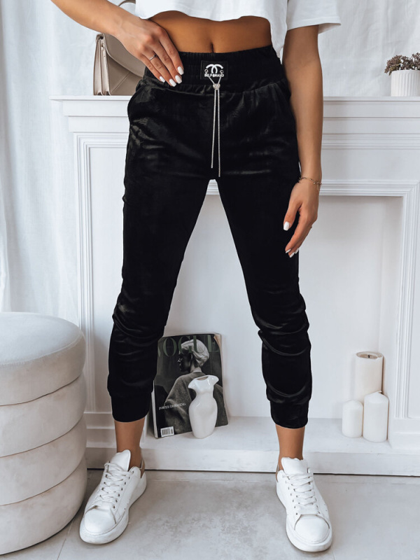 AVENUE dámské kalhoty černé Dstreet UY1761 L / XL