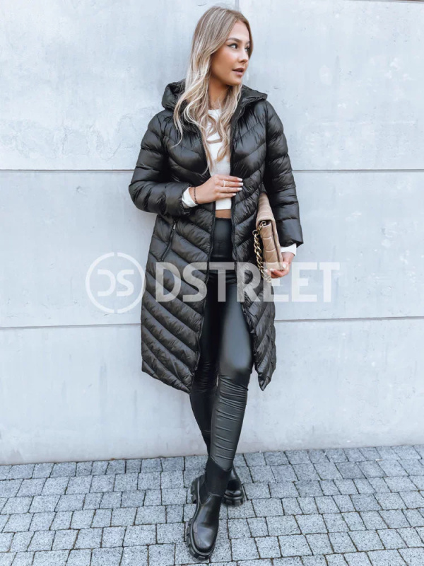 SPECTRUMS dámská prošívaná bunda černá Dstreet TY3887 Velikost: M