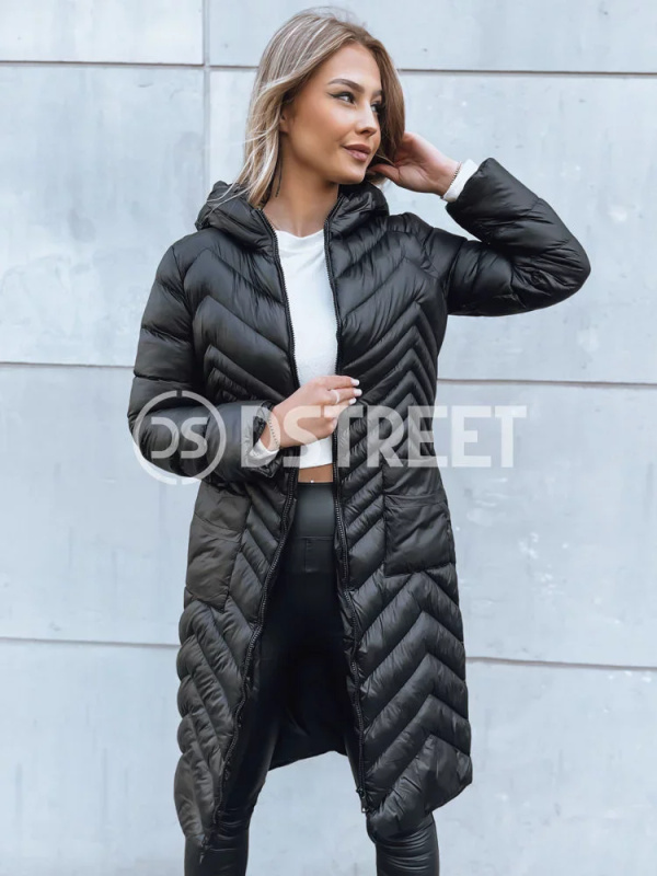 RUNWAY FLAIR dámská prošívaná bunda černá Dstreet TY3889 Velikost: S