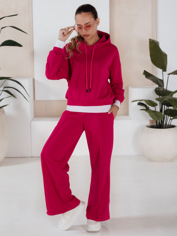 Dámská tepláková souprava SANELIS fuchsiová Dstreet AY0990 XL