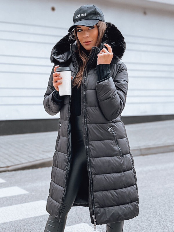 Dámská zimní bunda SNOWSCAPE Barva černá DSTREET TY3971 Barva: Černá, Velikost: S