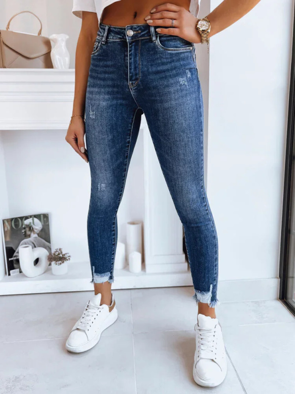 DURIN dámské skinny fit džínové kalhoty, tmavě modré Dstreet UY1727 s30