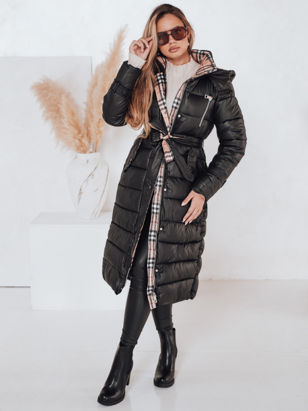 SPRUCE dámský zimní kabát černý Dstreet TY4001 XXL
