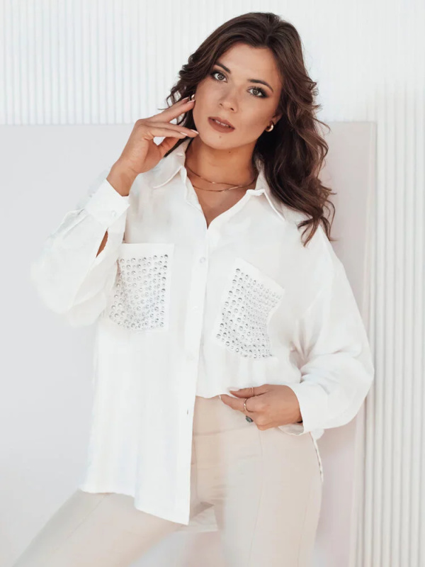 CELTIS dámská košile bílá Dstreet DY0404 Univerzální