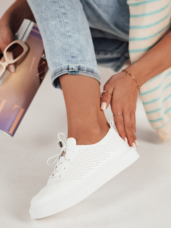 Dámské boty JUNCO Barva Bílý DSTREET