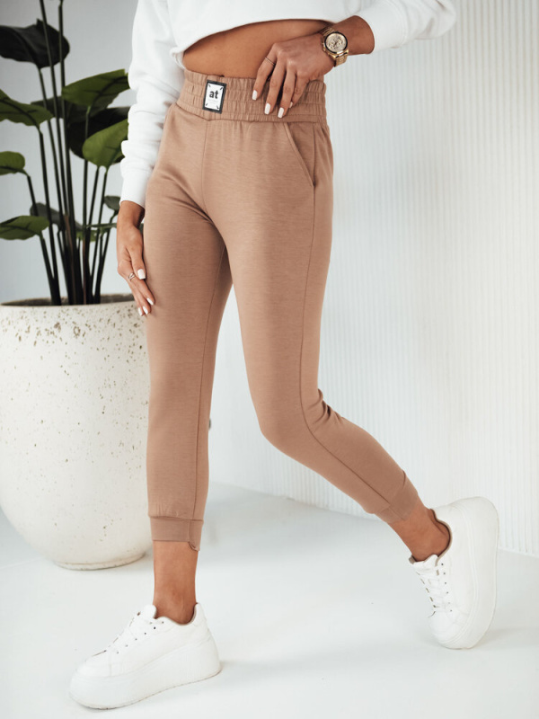 LOREN dámské tepláky, camel, Dstreet UY1827 Velikost: XL / XXL
