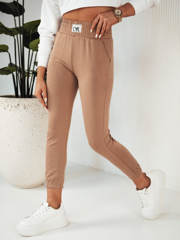 CYFL dámské tepláky, camel, Dstreet UY1806 Velikost: L / XL