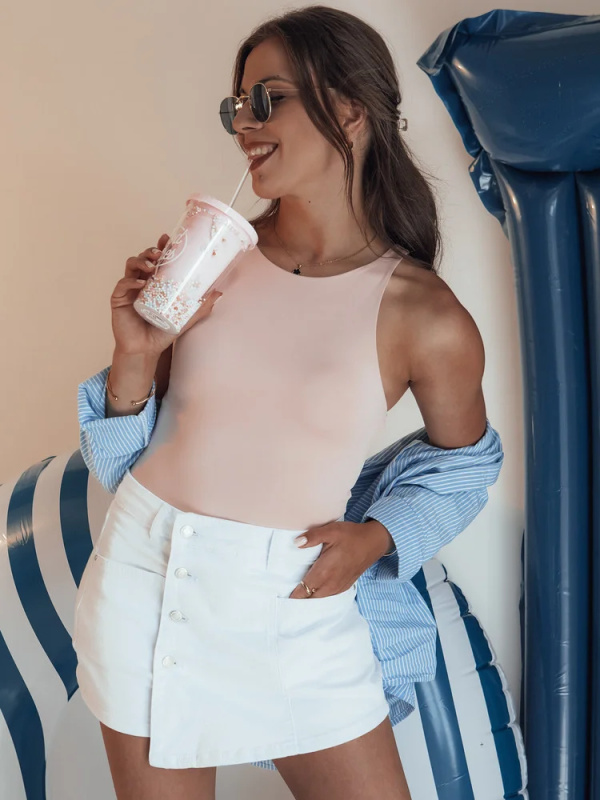 SUMERLUXE dámské kraťasy bílé Dstreet SY0338 L