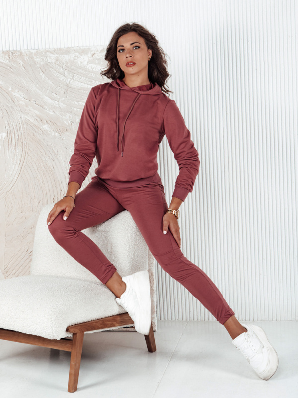 Komplet dresový dámský MIGEL bordový Dstreet AY1090 S