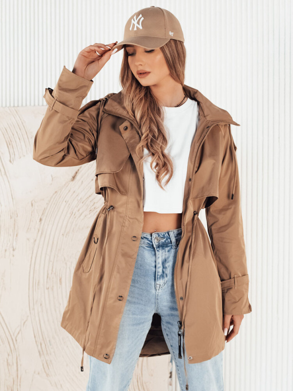 BRENS dámská bunda parka béžová Dstreet TY4231 XXL