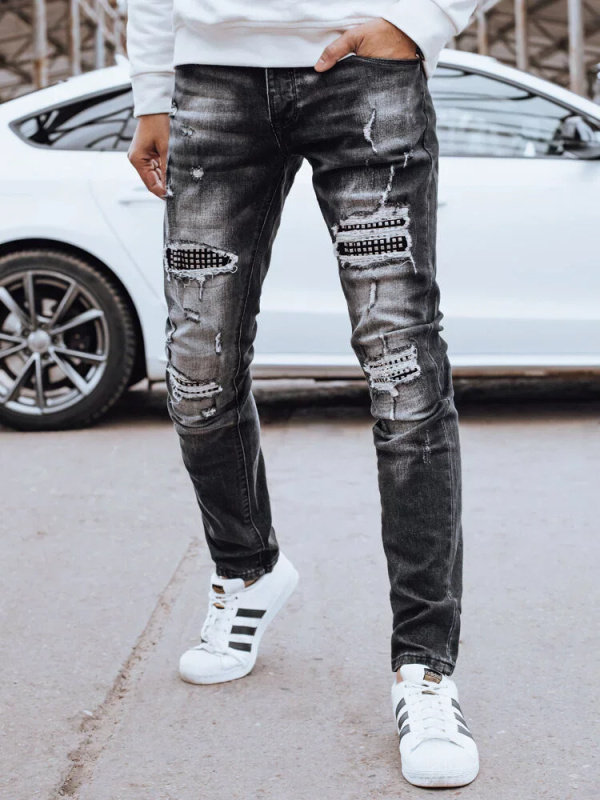Pánské černé džínové kalhoty Dstreet UX4245 s30