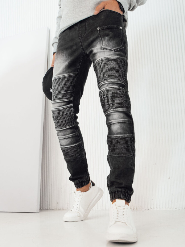 Pánské kalhoty jogger Barva černá DSTREET UX4222 Barva: Černá, Velikost: XXL