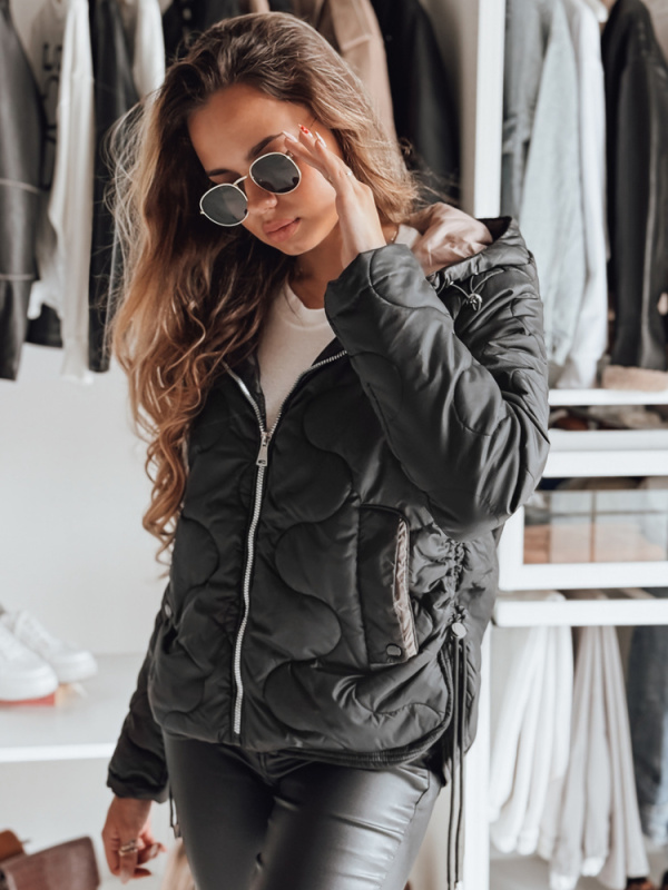 Černá dámská bunda Dstreet TY4240 S