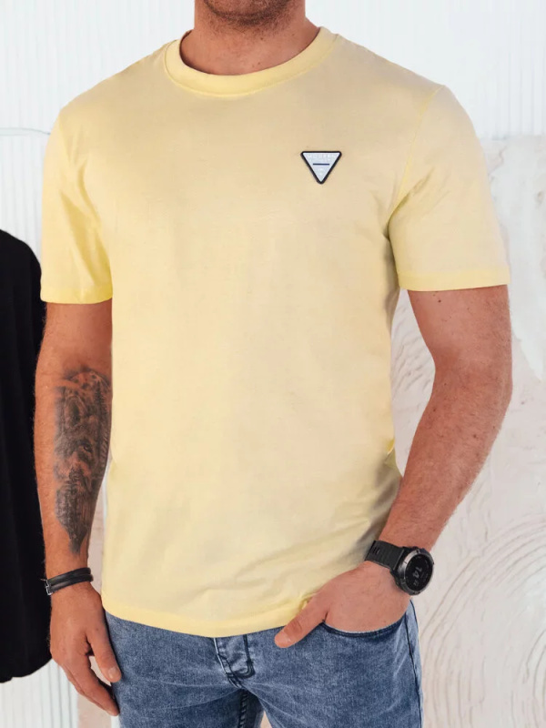 Základní pánské žluté tričko Dstreet RX5445 XXL