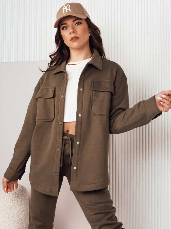 Dámská přechodová bunda VELARA Barva Bílý DSTREET TY4299 Barva: Hnědá, Velikost: M