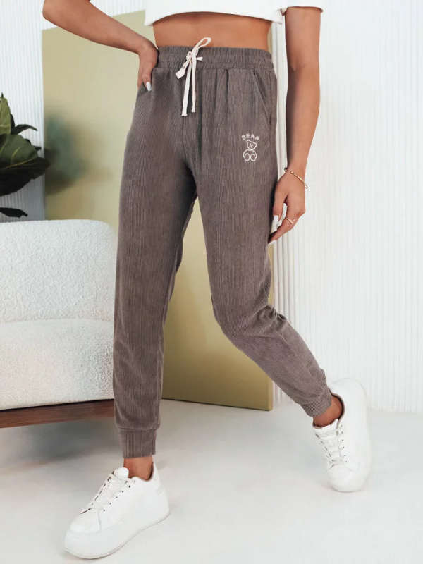 BEAR dámské tepláky šedé Dstreet UY2072 XL / XXL