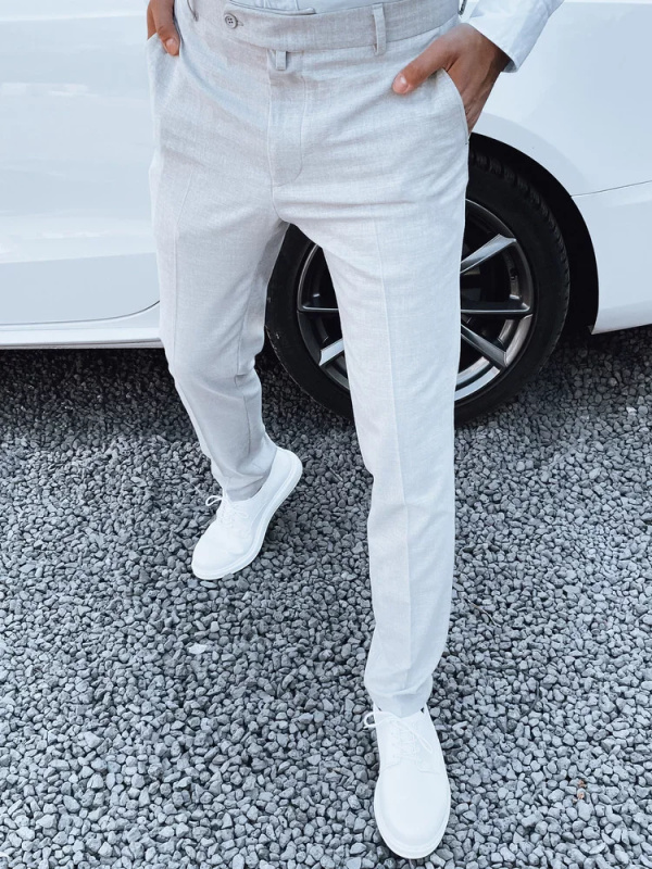 Šedé pánské kalhoty Dstreet UX4289 s34