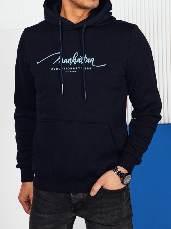 Bluza męska z kapturem jasnoszara Dstreet BX5700 Barva: Modrá, Velikost: XXL