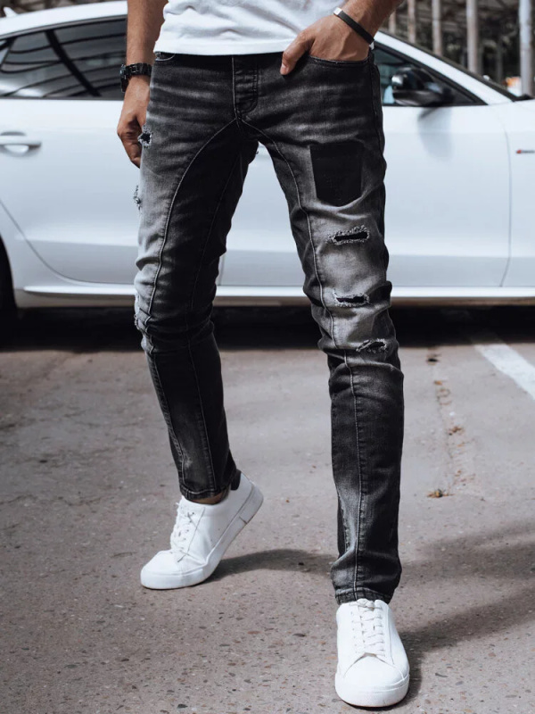 Pánské černé džínové kalhoty Dstreet UX4298 s32