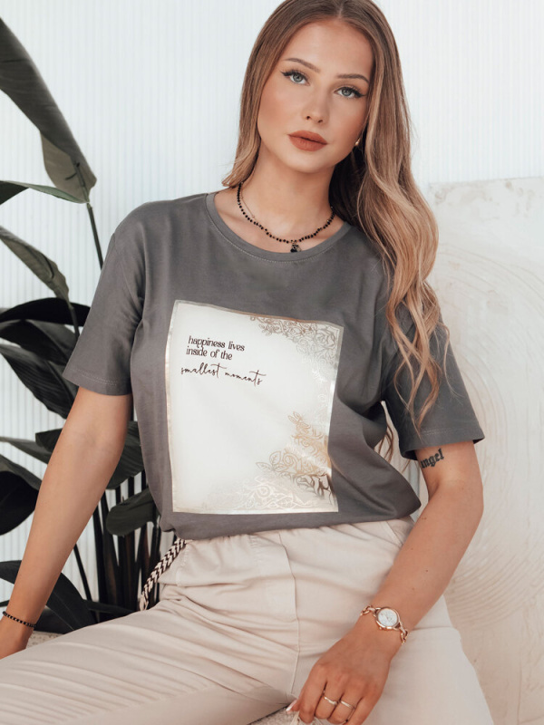 CHANTE dámské tričko hnědé Dstreet RY2585 S/M