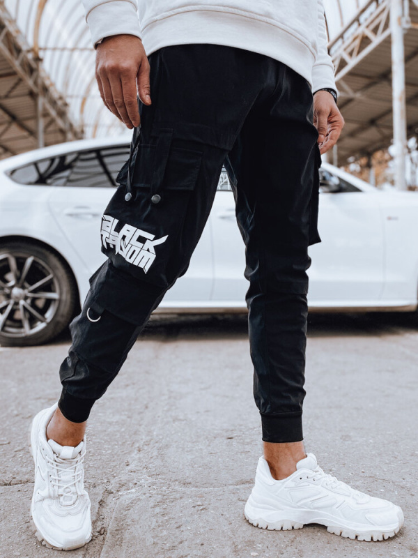 Pánské khaki cargo kalhoty Dstreet UX4303 XXL