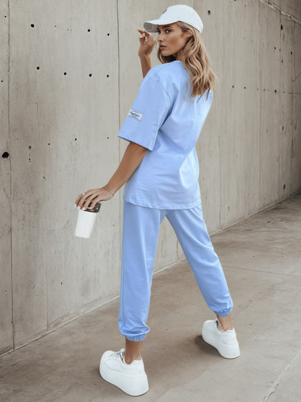 RIZNA dámská tepláková souprava modrá Dstreet AY1034 S