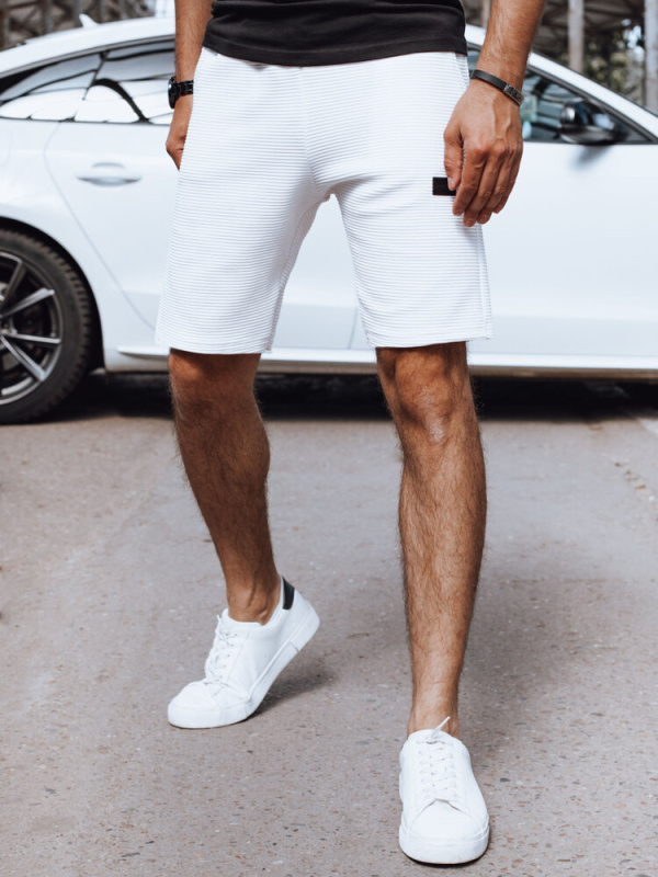 Pánské bílé tepláky Dstreet SX2384 XXL