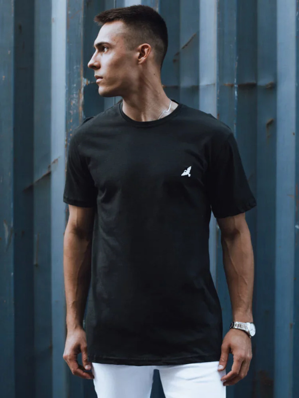 Pánské černé tričko Dstreet RX5575 XL