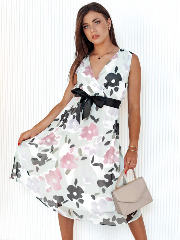 Šaty CARIBBEA bílé Dstreet EY2525 Velikost: XS