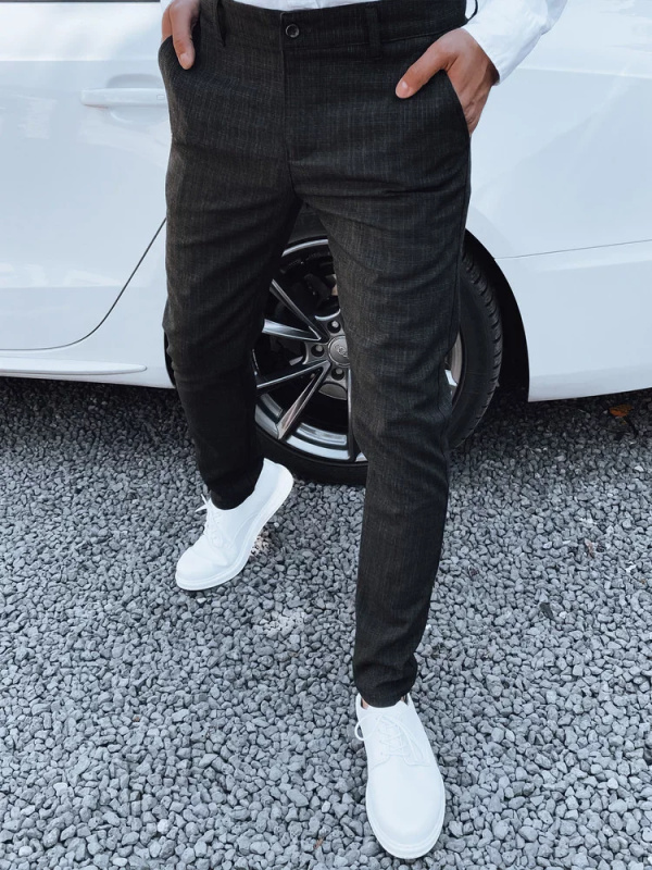 Pánské grafitové kalhoty Dstreet UX4383 s32