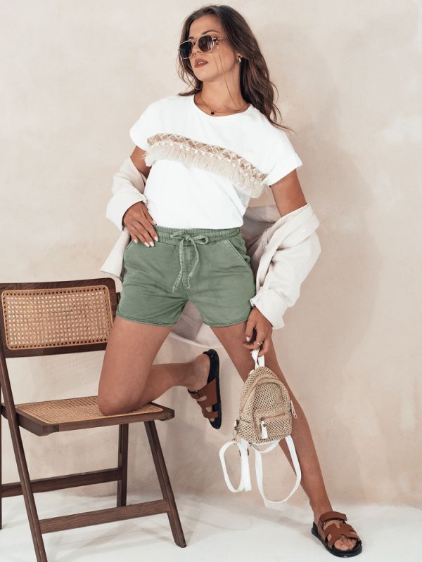 Dámské kraťasy CITYCHIC Dstreet SY0348 Barva: Zelená, Velikost: S