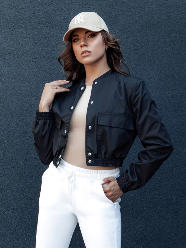 Dámská přechodová bunda KADYS černá Dstreet TY4399 M/L