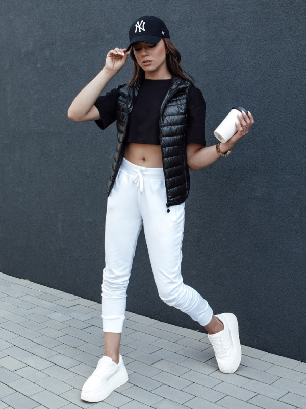 Dámská prošívaná vesta se stojáčkem STYLISHZ černá Dstreet TY4440 XXL