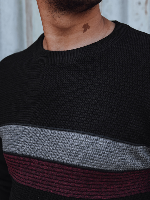 Pánský svetr černý Dstreet WX2209 M