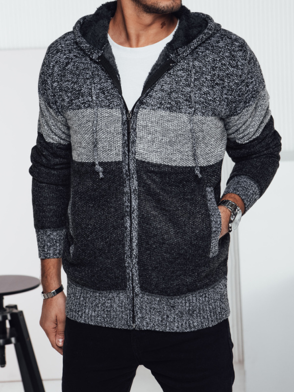 Pánský svetr s kapucí Dstreet WX2274 Barva: Vícebarevná, Velikost: 3XL