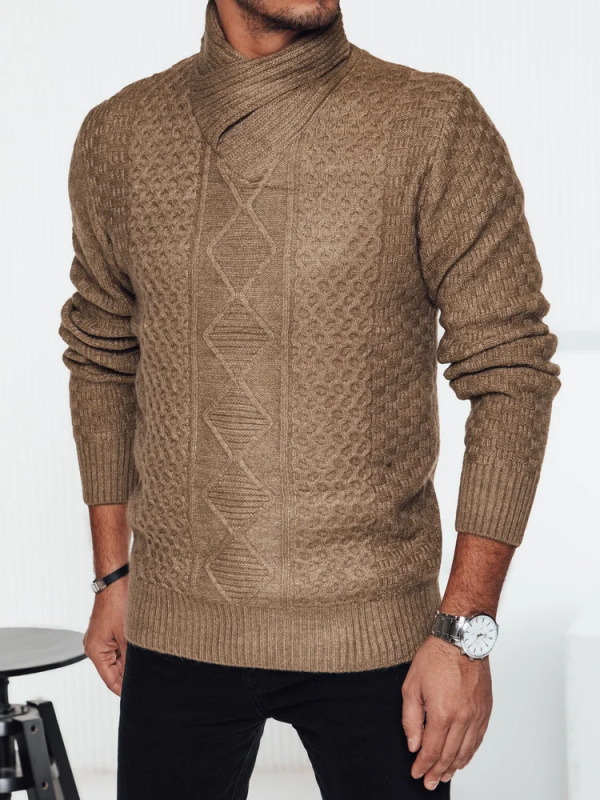 Pánský svetr velbloudí Dstreet WX2255 XL