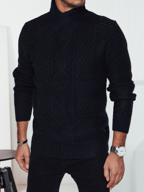 Pánský černý svetr Dstreet WX2253 3XL