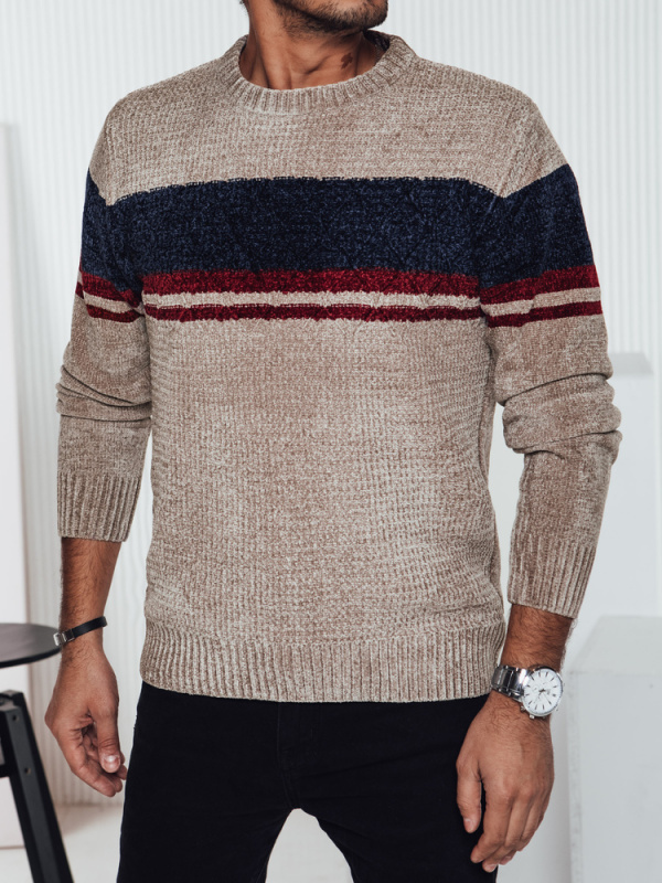 Pánský hnědý svetr Dstreet WX2243 XXL