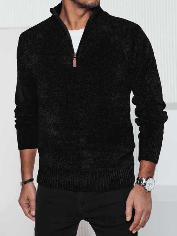 Pánský svetr černý Dstreet WX2235 XXL